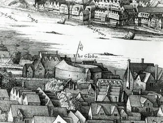 The First Globe Theatre or Rose Theatre